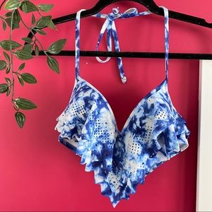 PINK Victoria's Secret Push-Up Bikini Top Tie Dye